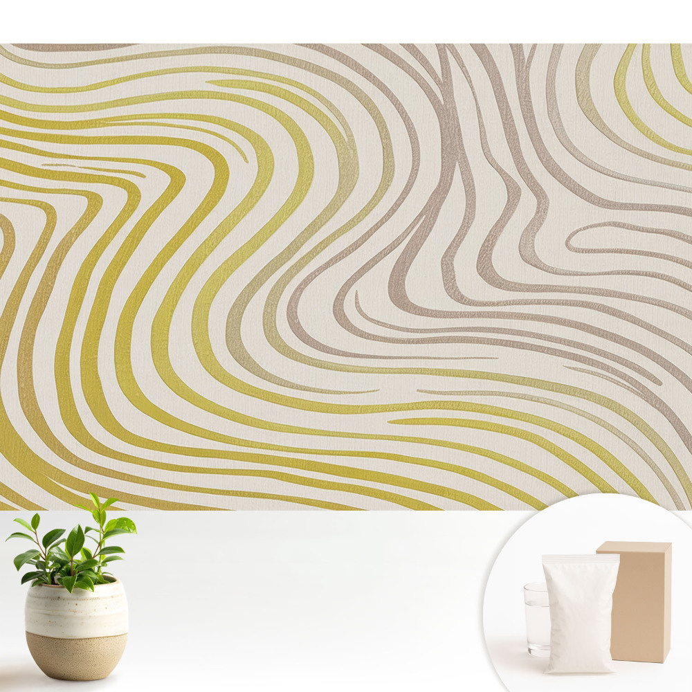 Modern tapéta Érzéki minta hullámos vonalakkal