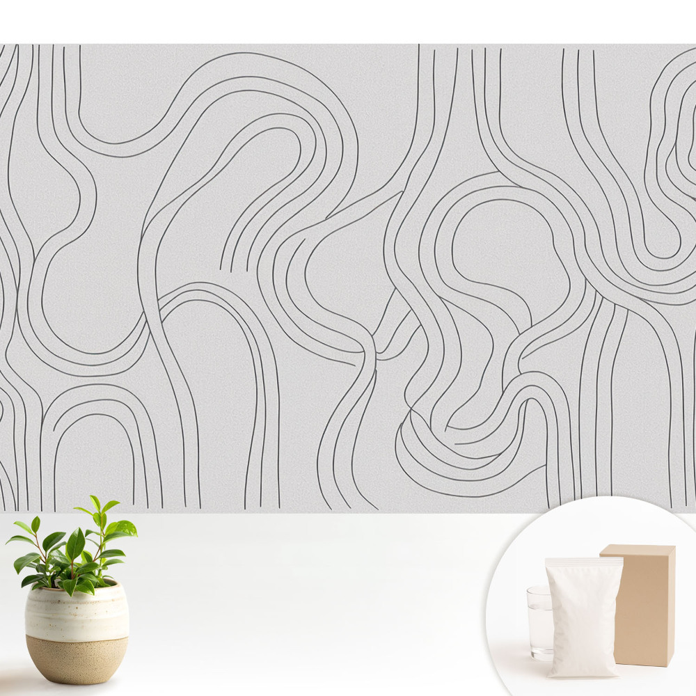 Modern tapéta Absztrakt organikus vonalak