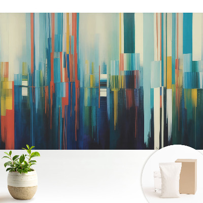 Tapéta Színes, függőleges absztrakciós csíkok
