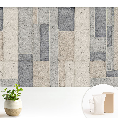 Tapéta Bézs és szürke árnyalatú téglalapok