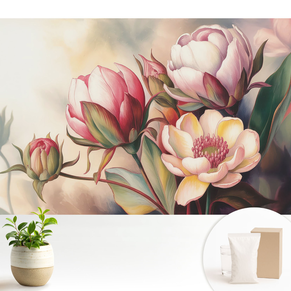 Tapéta A természet virágos harmóniája