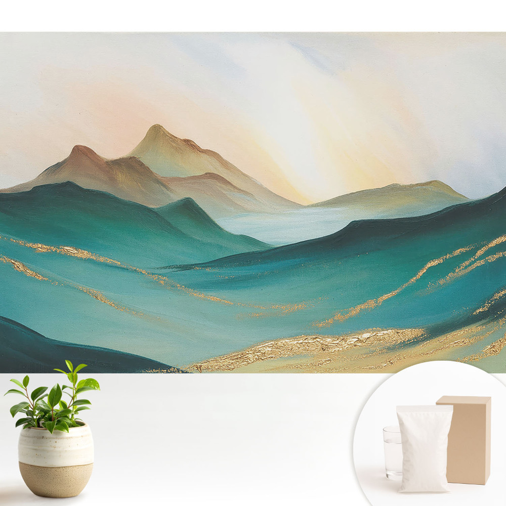 Tapéta Hegyek és absztrakció