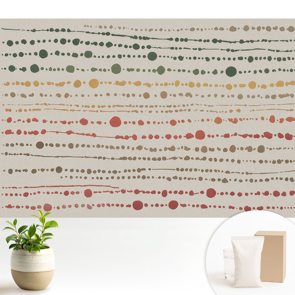 Modern tapéta Színes vonalak és pontok