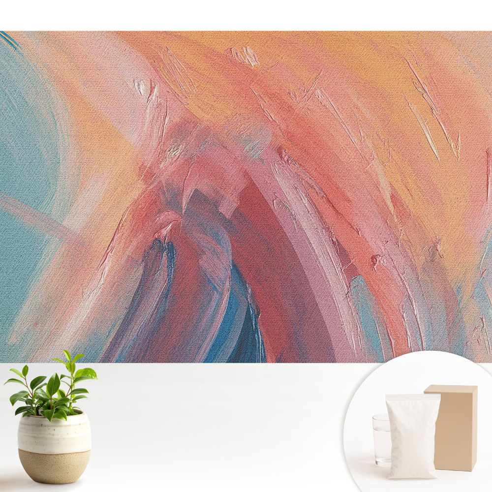 Tapéta A színek és érzelmek absztrakt játéka