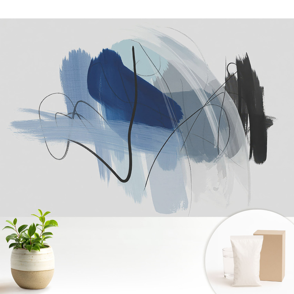 Tapéta Absztrakt vonalak és színek modern stílusban