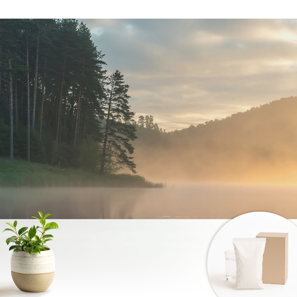 Modern tapéta Ködös táj reggel
