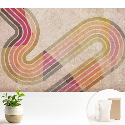 Tapéta Színes vonalak absztrakt formában