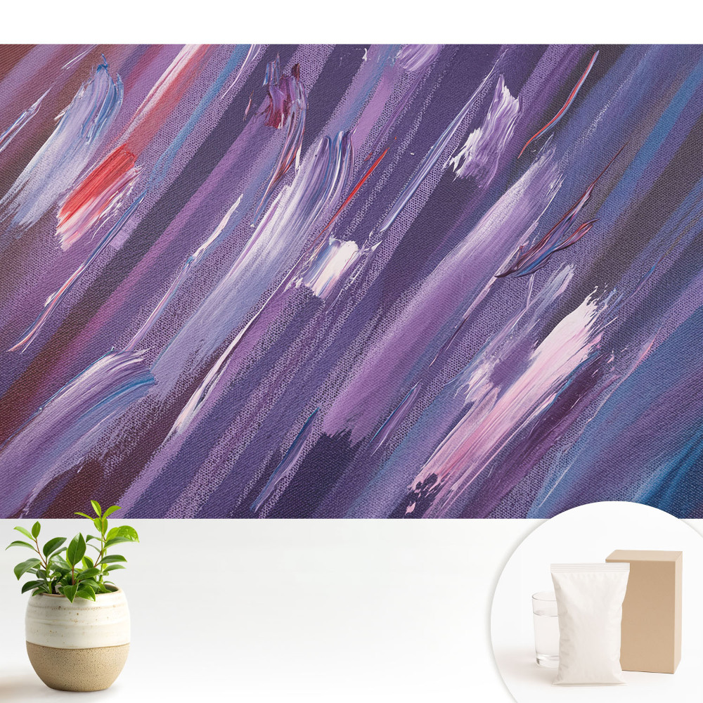 Dekor tapéta Lila és kék absztrakt csíkok