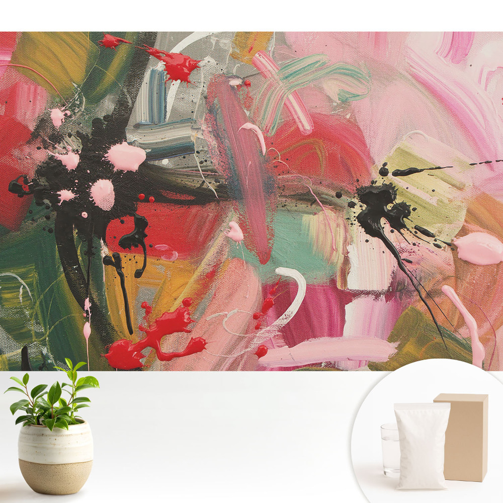 Dekor tapéta Dinamikus absztrakció, tele kifejezéssel