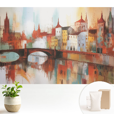 Dekor tapéta A város színes panorámája