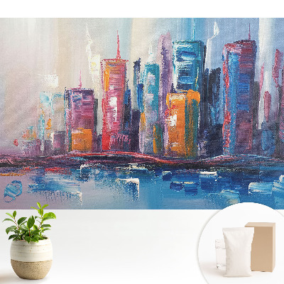 Dekor tapéta Városi absztrakció a színekből