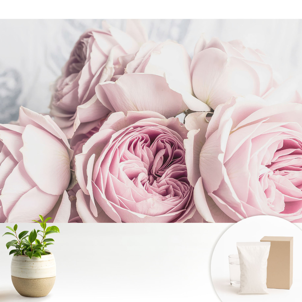 Tapéta Finom rózsák romantikus csokorban