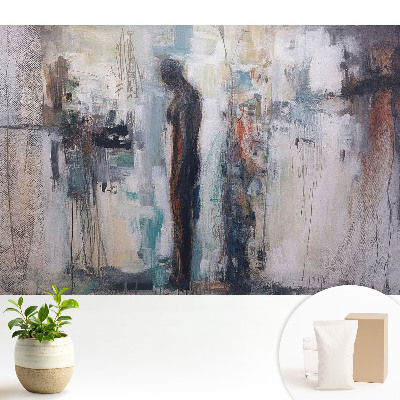 Dekor tapéta Absztrakt sziluett visszafogott színekben