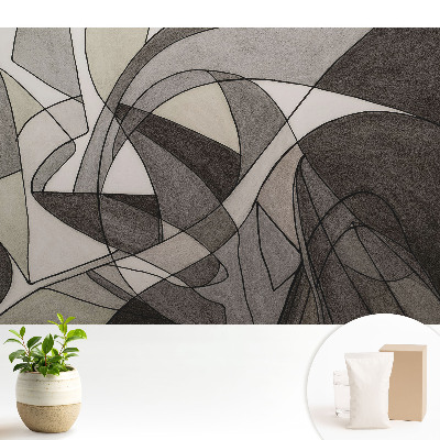 Dekor tapéta Formák és vonalak absztrakt káosza