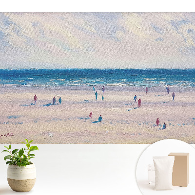 Tapéta Pasztell nosztalgia hatalmas strandja