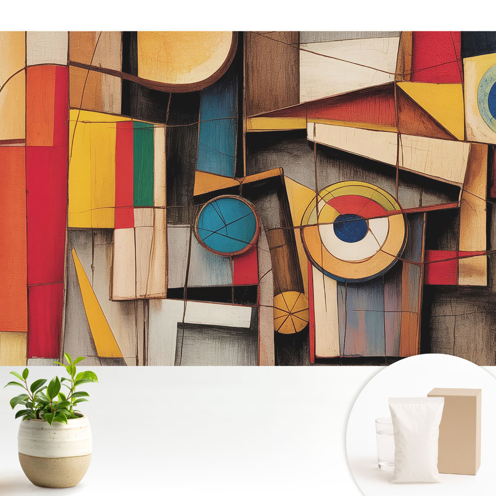 Modern tapéta Absztrakt színformák