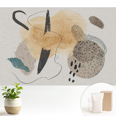 Tapéta Színes absztrakt modern formák