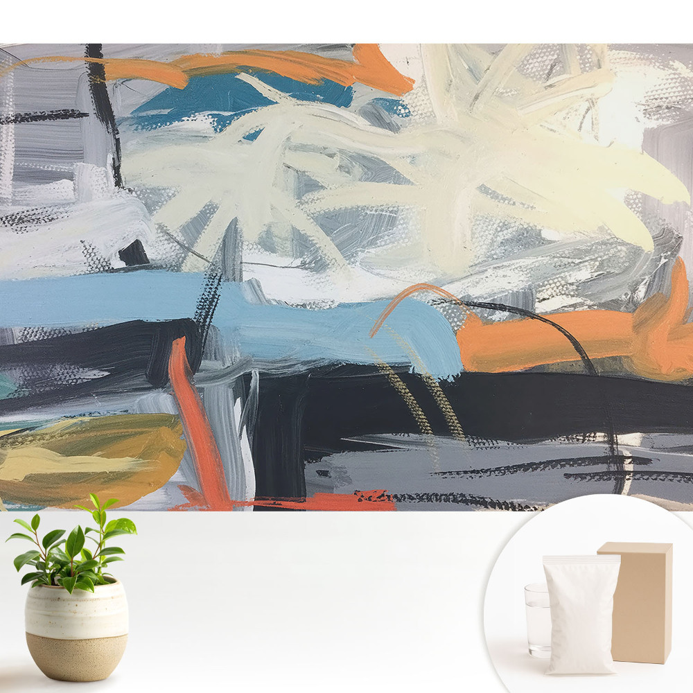 Modern tapéta Absztrakt, dinamikus színkompozíció