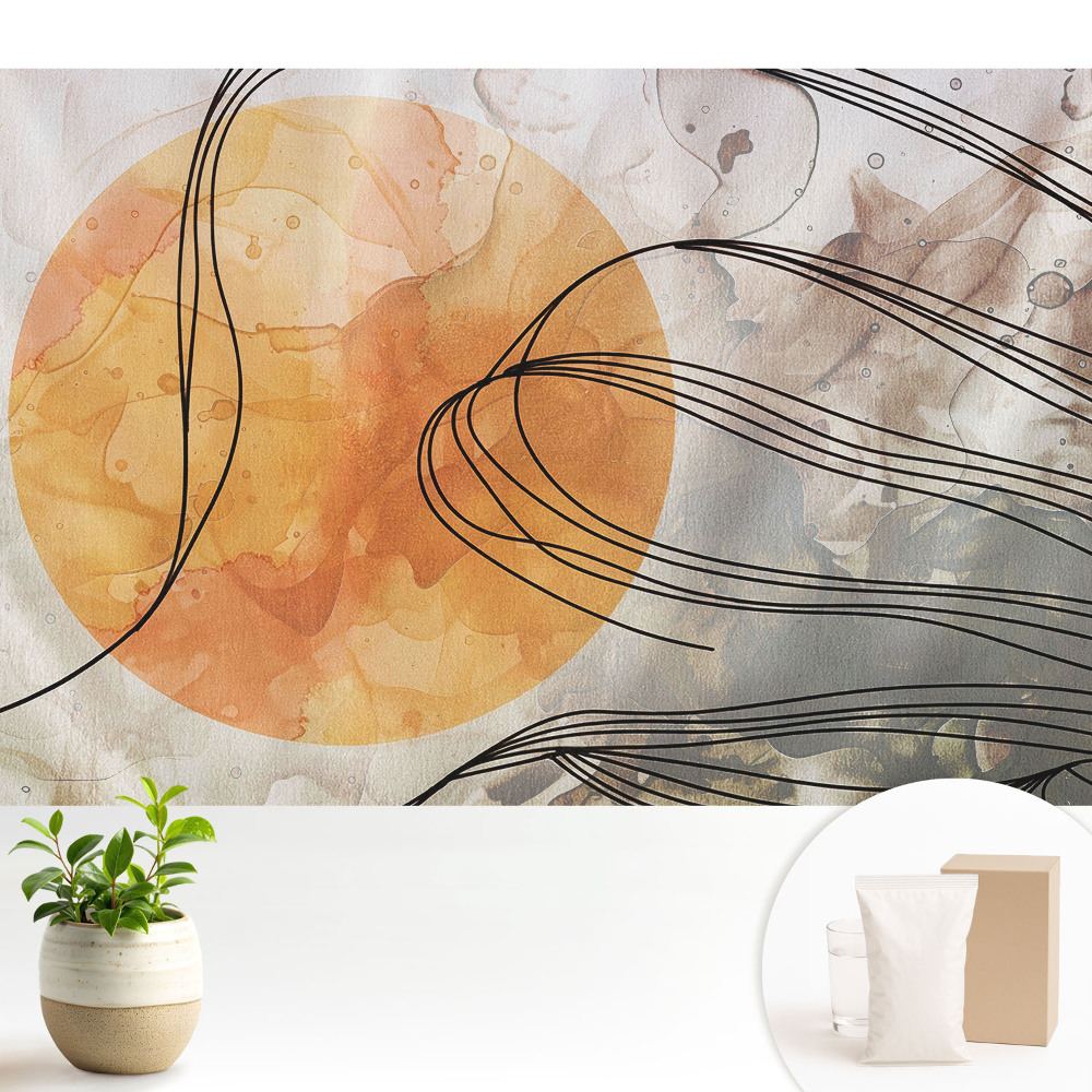 Tapéta Egy harmóniával teli absztrakt minta