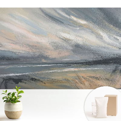 Dekor tapéta Absztrakt tájkép dinamikus szürkeárnyalatokban