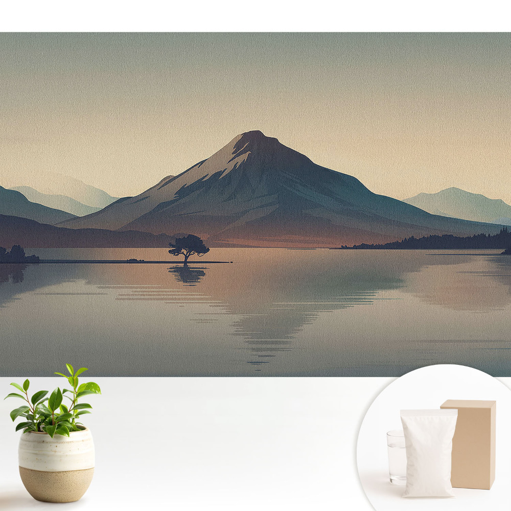 Dekor tapéta Hegyi panoráma, a víz harmóniája