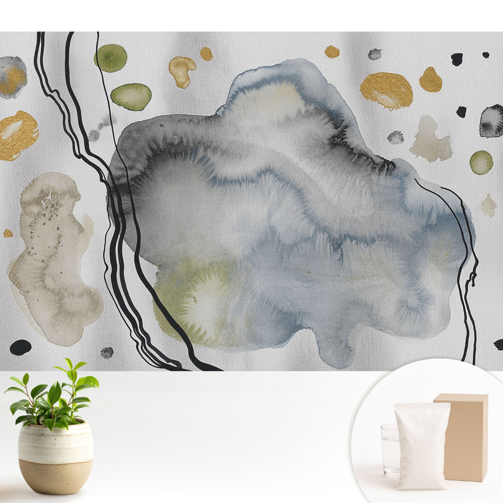 Modern tapéta Absztrakt akvarell nyugodt minták