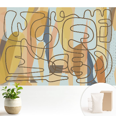 Dekor tapéta Absztrakt vonalak és színek