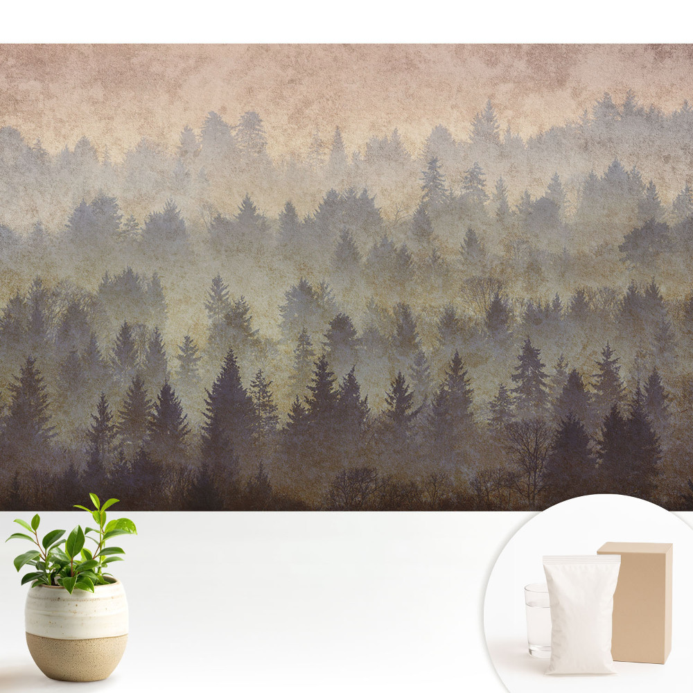Dekor tapéta Ködbe burkolózó légköri erdők