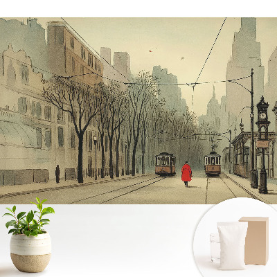 Városi őszi reggel klasszikus szimmetria