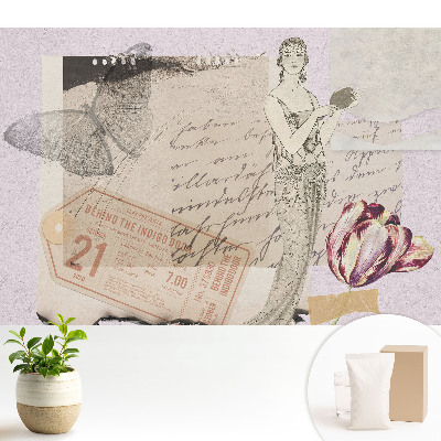 Dekor tapéta Retro romantikus kollázs