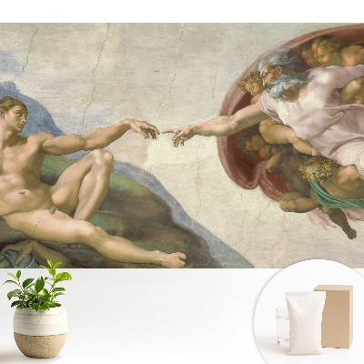 Modern tapéta Szimbolikus, érzelmekkel teli karakterinterakció