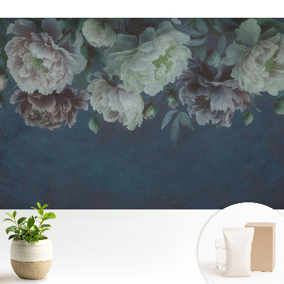 Dekor tapéta Virágok sötét háttér előtt