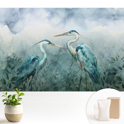 Dekor tapéta A természettel körülvett madarak finom eleganciája