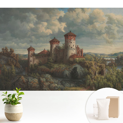 Modern tapéta Egy vár a természetben