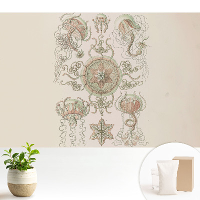 Modern tapéta Finom medúza szimmetrikus motívum