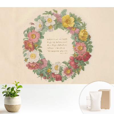 Modern tapéta Klasszikus virágkoszorú