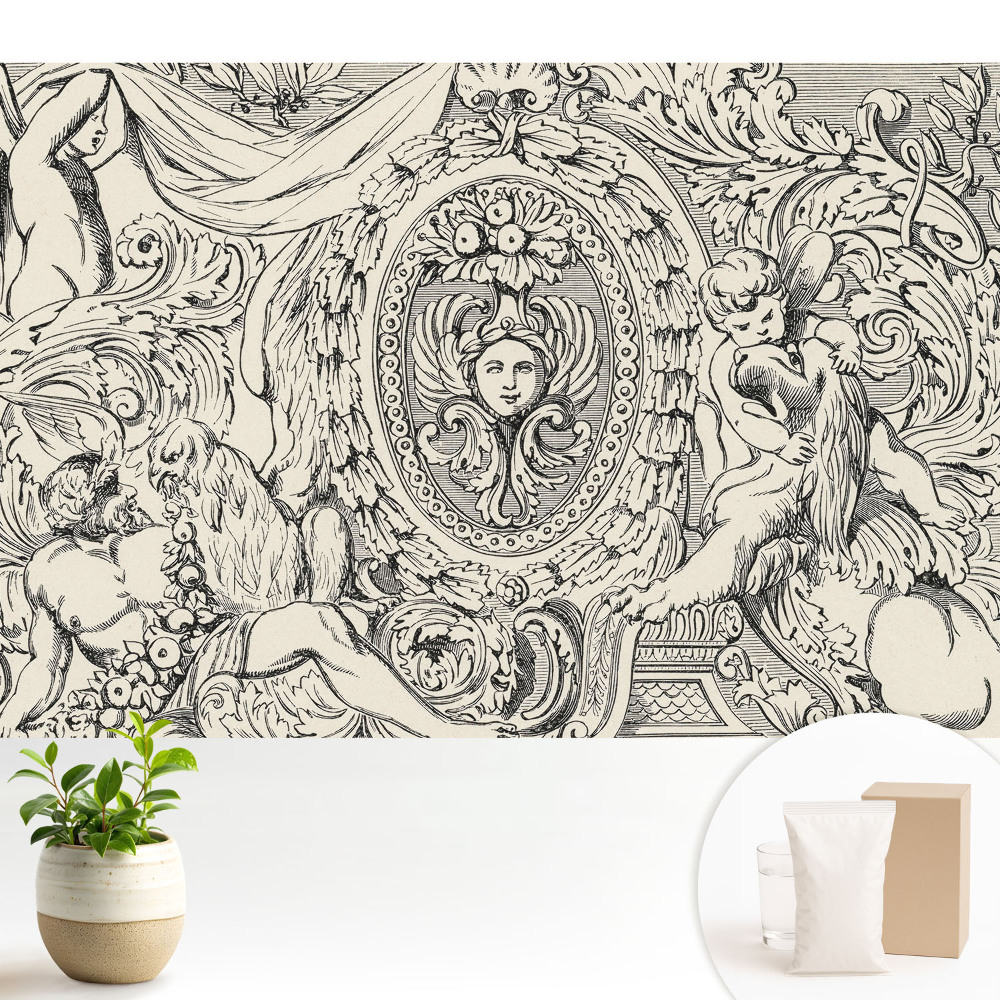 Dekor tapéta Klasszikus díszítő motívumok