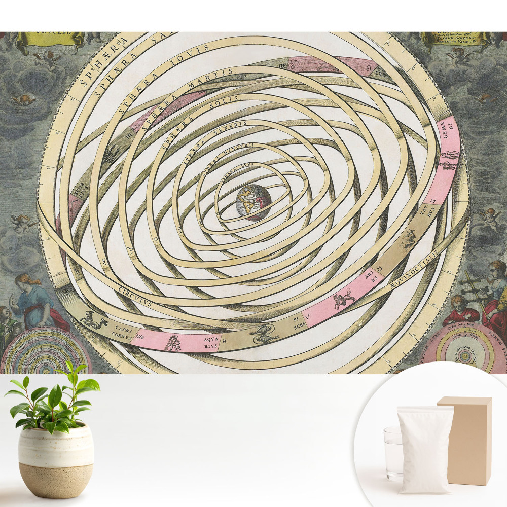 Tapéta Történelmi égi szférák bolygókkal