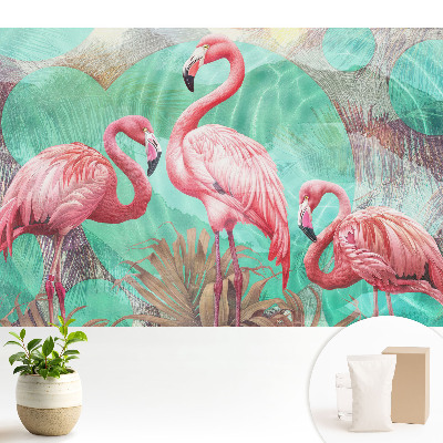 Tapéta Türkiz flamingók
