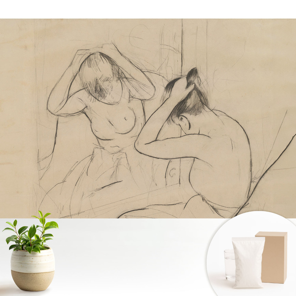 Tapéta Nő a tükörnél