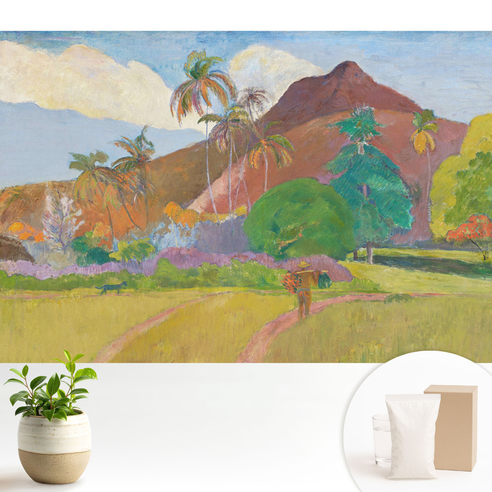 Dekor tapéta Trópusi táj pálmafákkal