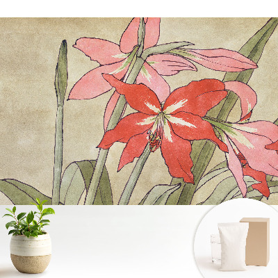 Modern tapéta Retro virágkompozíció harmonikus természet