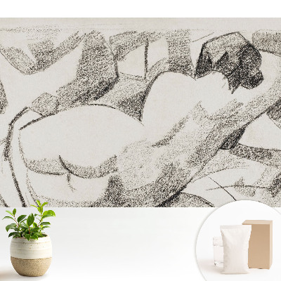 Dekor tapéta Fekvő alak, impresszionista stílus, nyugodt hangulat