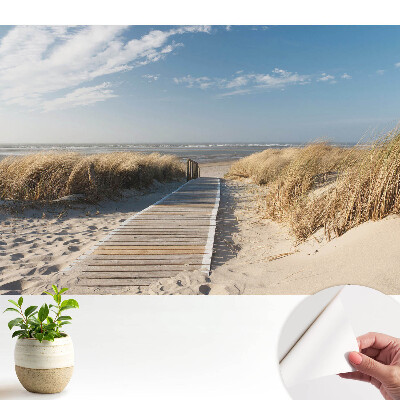 Öntapadós tapéta Tengerparti ösvény a dűnék között