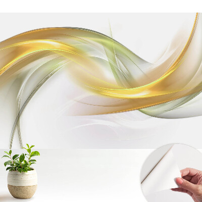 Öntapadós tapéta finom, hullámos vonalakkal és finom árnyalatokkal