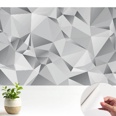 Modern tapéta geometriai formákkal a harmónia és a szimmetria jegyében