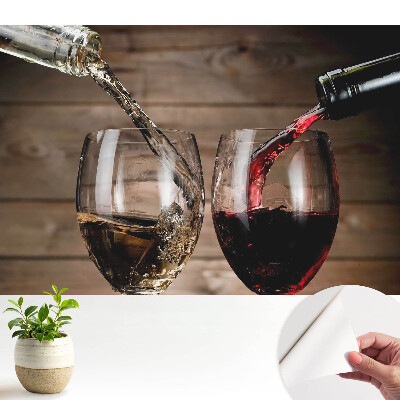 Öntapadó tapéta Bor pohárban, klasszikus stílusban