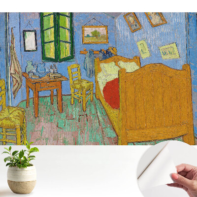 Öntapadós tapéta rusztikus, fából készült bútorokhoz