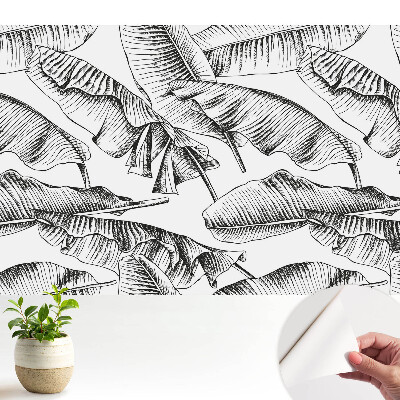 Öntapadós tapéta Klasszikus banánlevelek