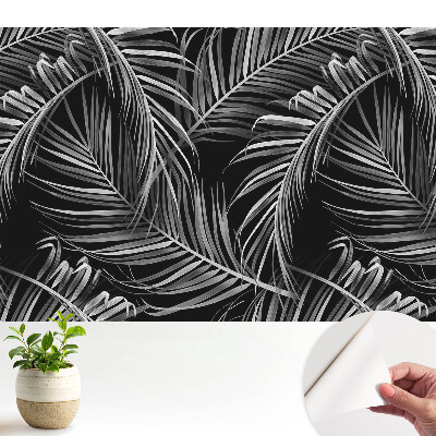 Öntapadó tapéta pálmalevél motívummal modern stílusban